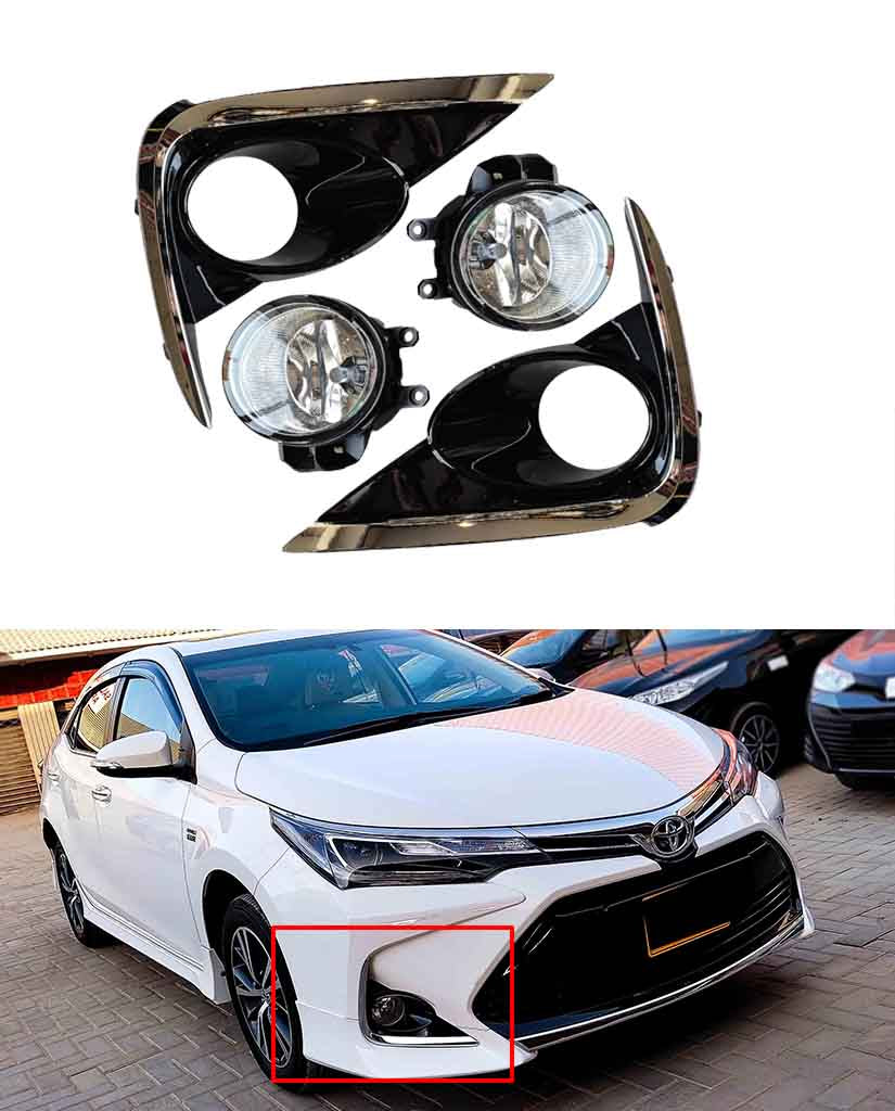 Fog Light (Right) – Toyota Corolla / Yaris / Rav4 / Avanza / Avensis / Lexus RX / Suzuki Kizashi / Peugeot 107 / Citroën C1 (2006–2016)